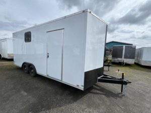 Continental Cargo 8.5' wide auto hauler with black out pkg.