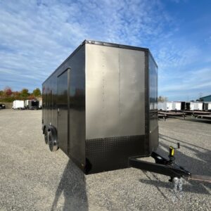 Continental Cargo VHW816TA2 Cargo or Race Trailer Extra Height 8x16 Pure Black Out