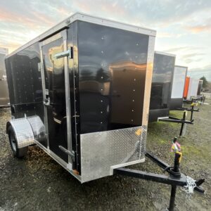 Continental Cargo V-Nose 5' Wide Trailer with Rear Barn Doors