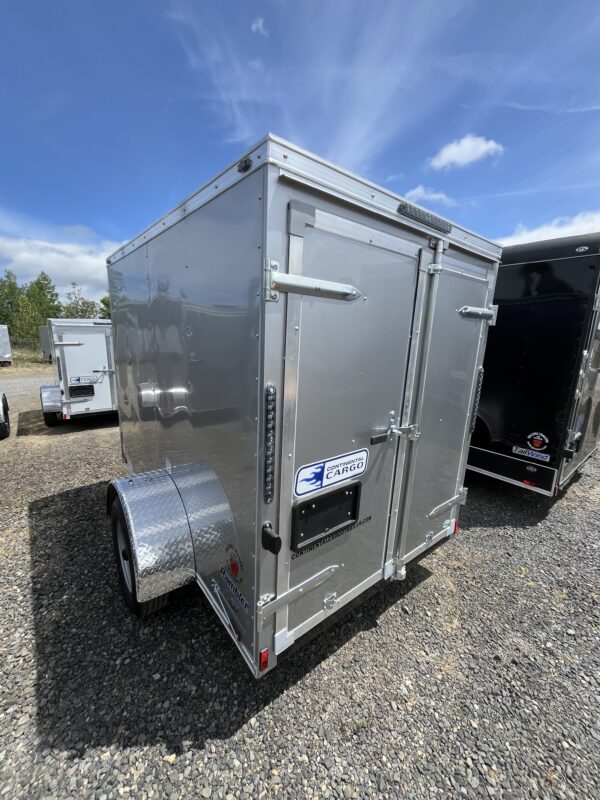 Continental Cargo Rambler Diamond Ice 5' wide Trailer with Barn Doors