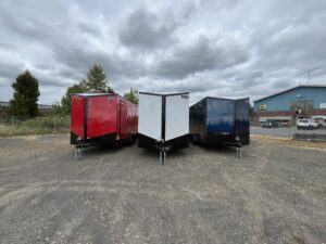 Continental Cargo Independence Day Special 7x14 UTV Package, Blackout, 12" Extra Height