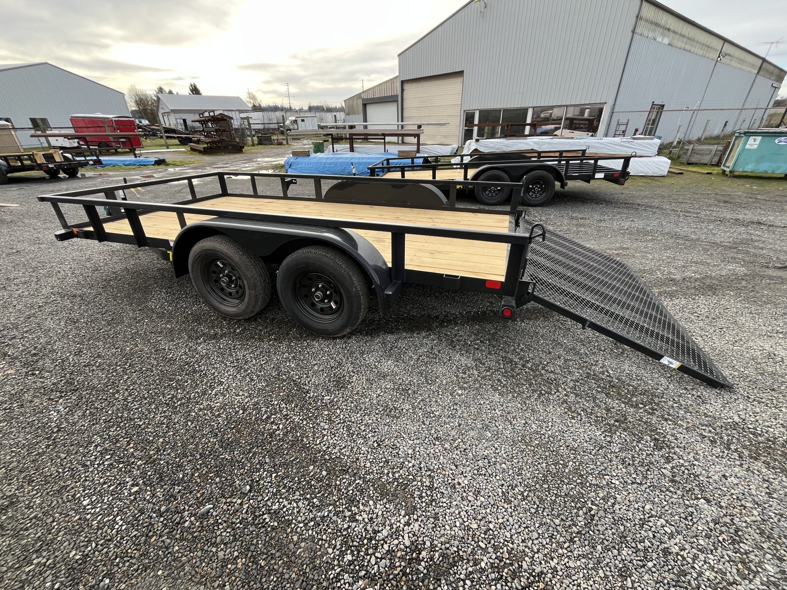 Big Tex 70PI Ramp Gate Down