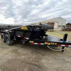 Big Tex 7x14 Telescopic Dump Trailer 15,400 gvw 24" sides X-Series