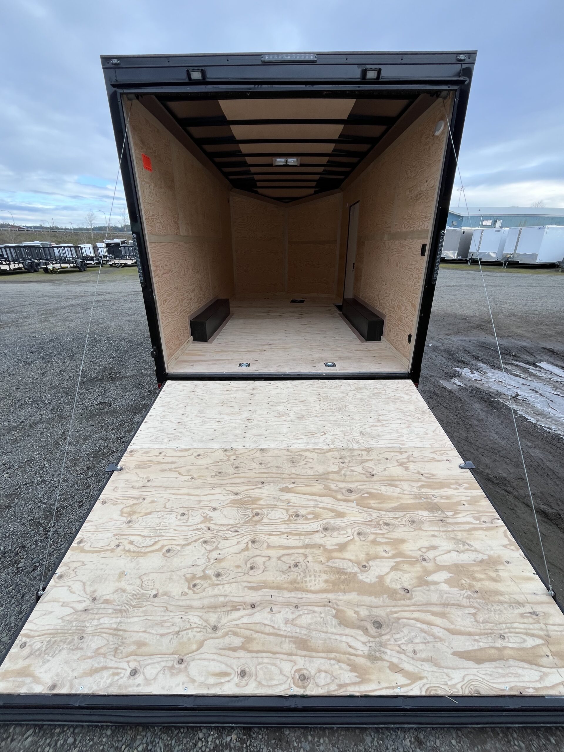 Continental Cargo VHW8.5x16TA2 UTV Pkg-12" Extra Height-Blk Out Pkg-Polycore Exterior .080 Metal