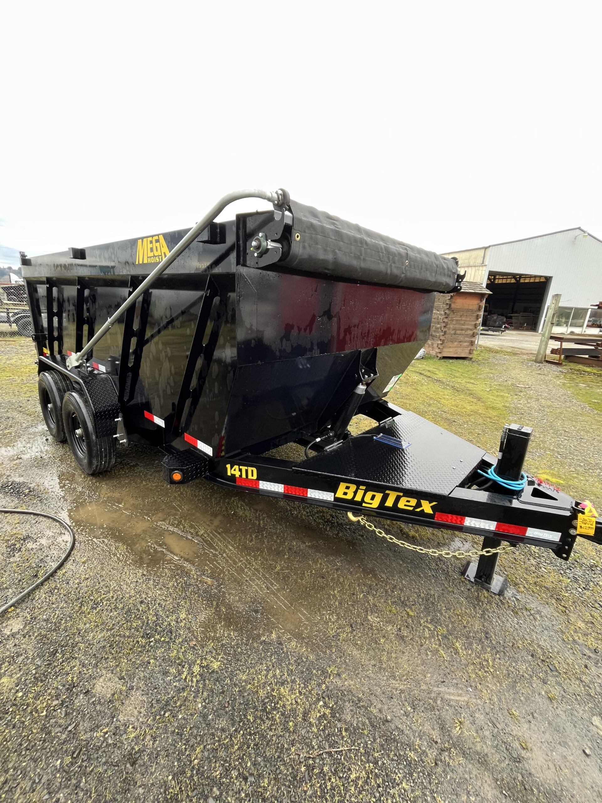 Big Tex 7x14 Telescopic Dump Trailer 15,400 gvw 48" sides X-Series