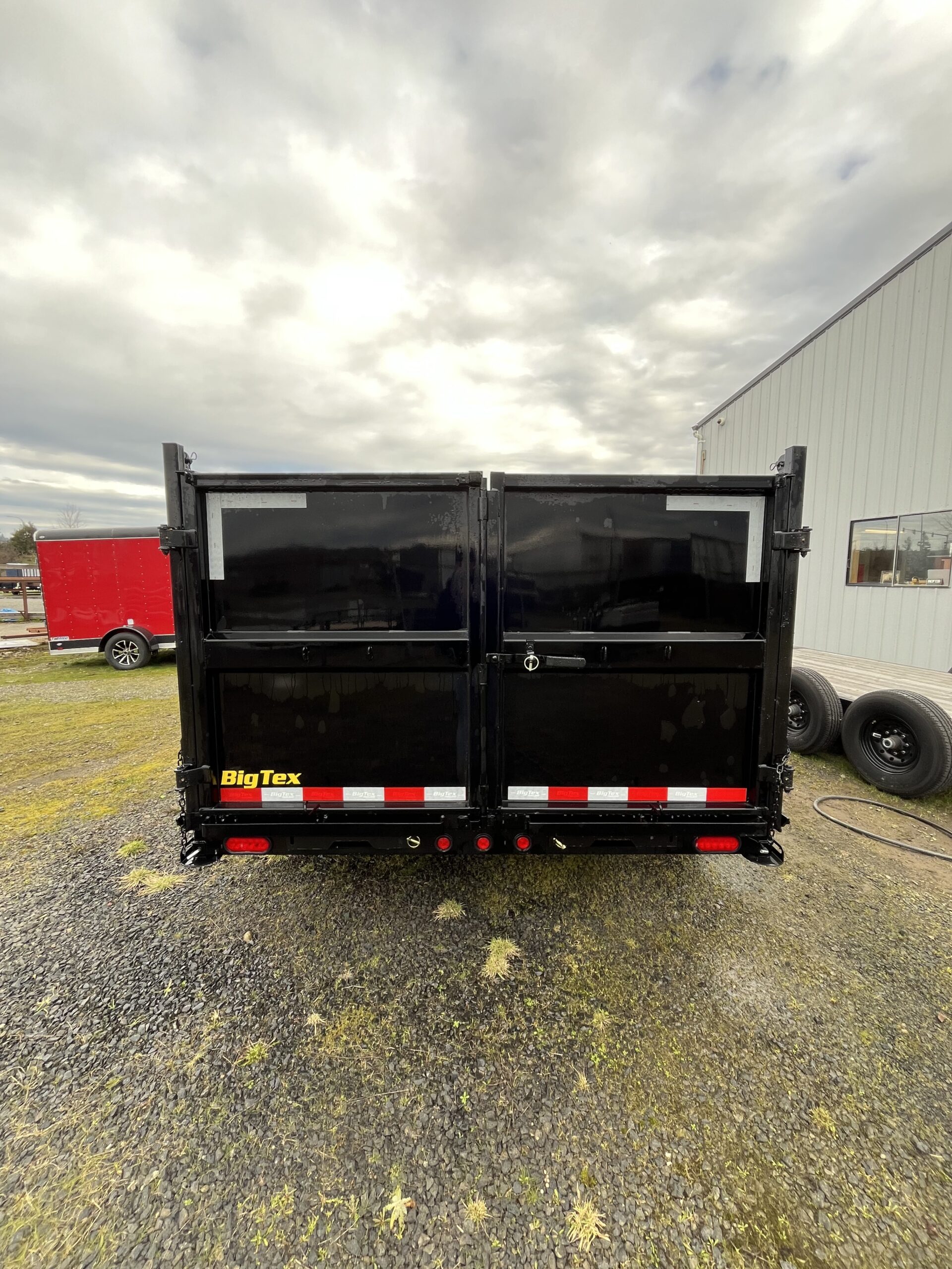 Big Tex 7x14 Telescopic Dump Trailer 15,400 gvw 48" sides X-Series